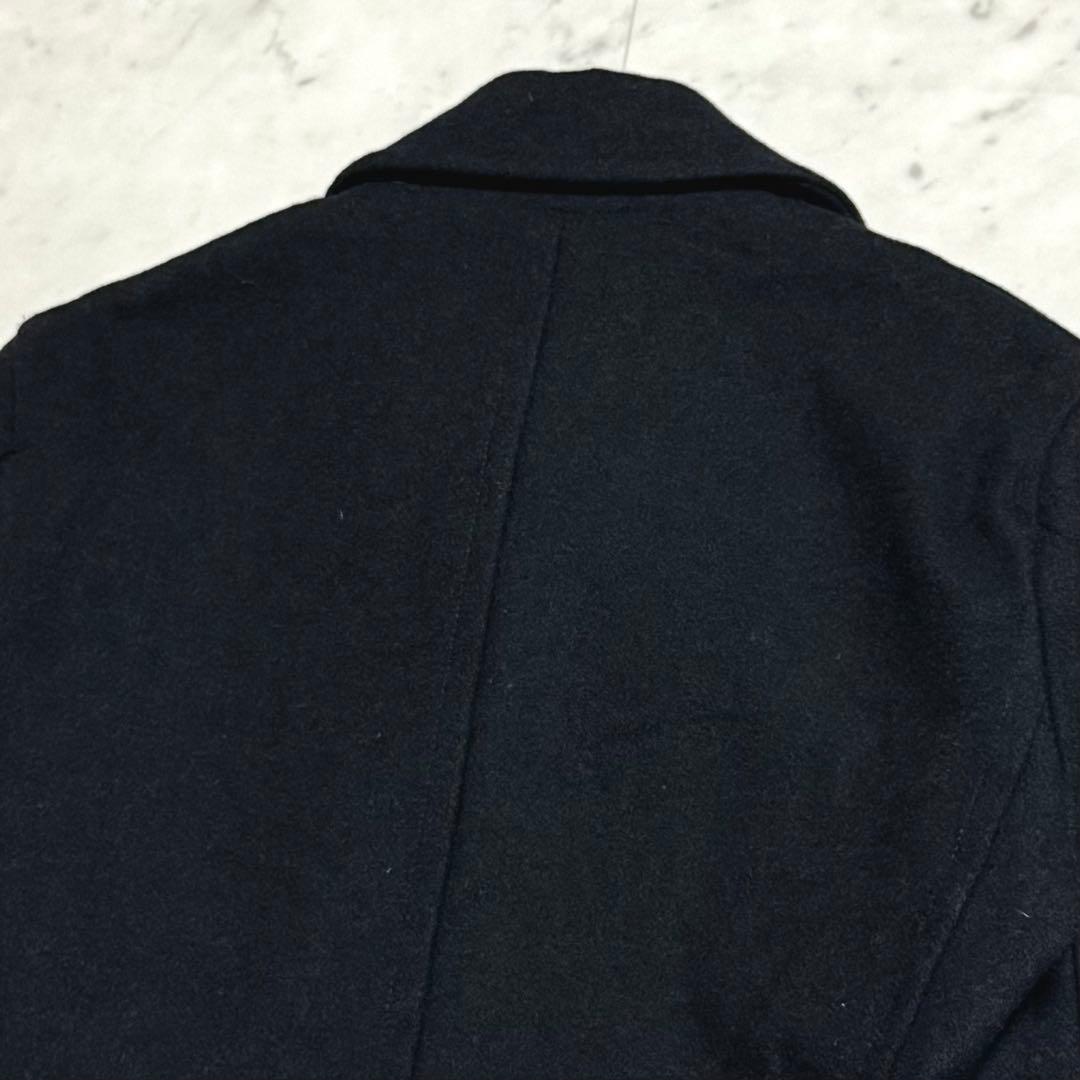 PHERROW'S ショートピーコート ウールブレンド ブラック 38