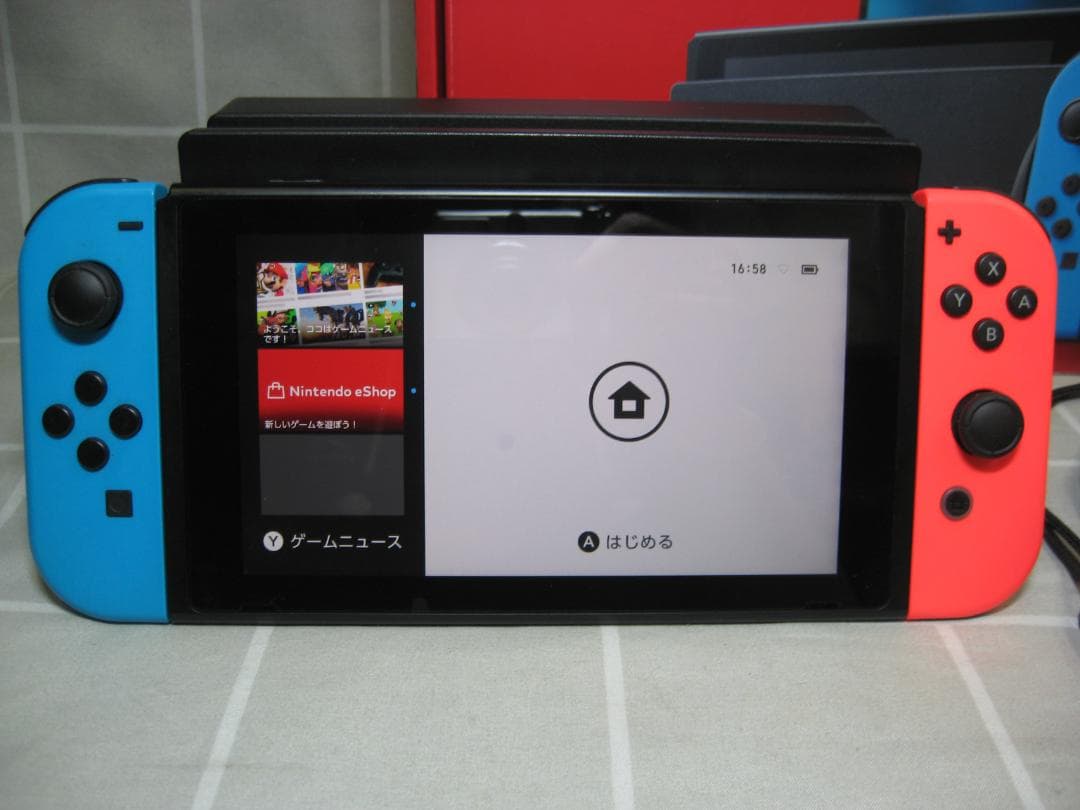 【完動美品】Nintendo Switch 赤/青 欠品有り注意