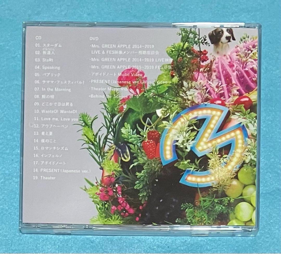 正規品 Mrs.GREEN APPLE アルバム 5 初回限定盤 CD DVD