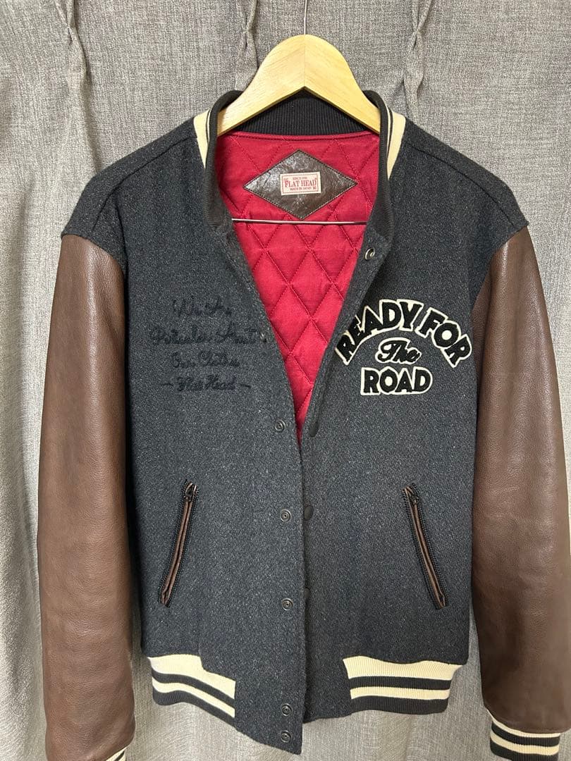 フラットヘッド　スタジャン　size38