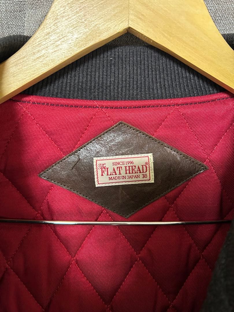 フラットヘッド　スタジャン　size38