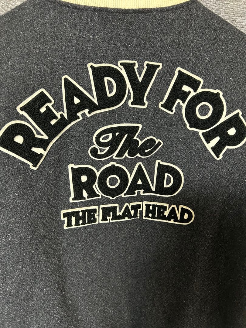 フラットヘッド　スタジャン　size38