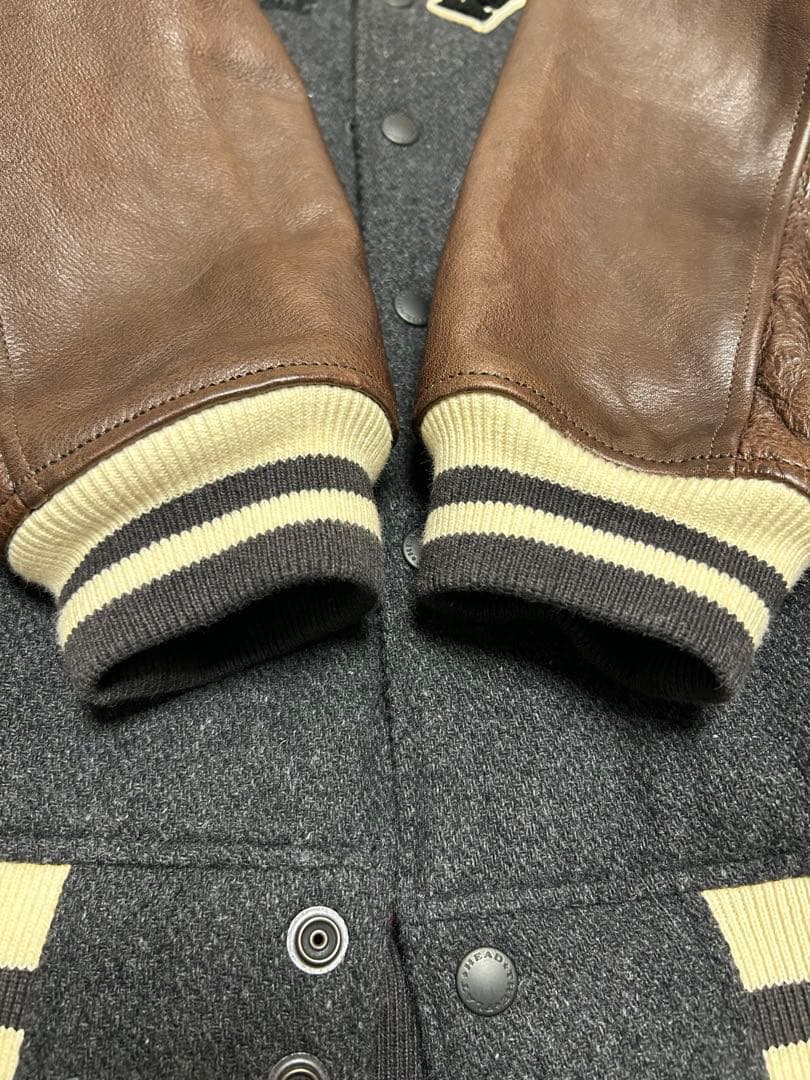 フラットヘッド　スタジャン　size38