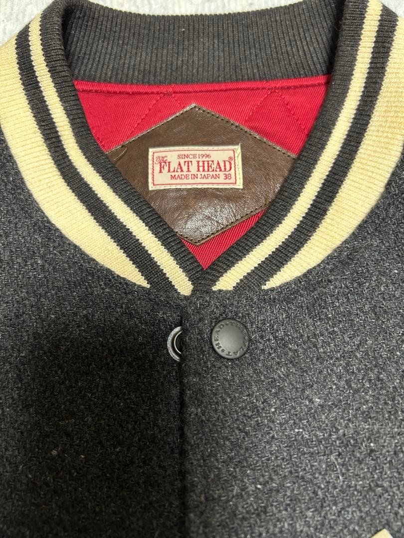 フラットヘッド　スタジャン　size38