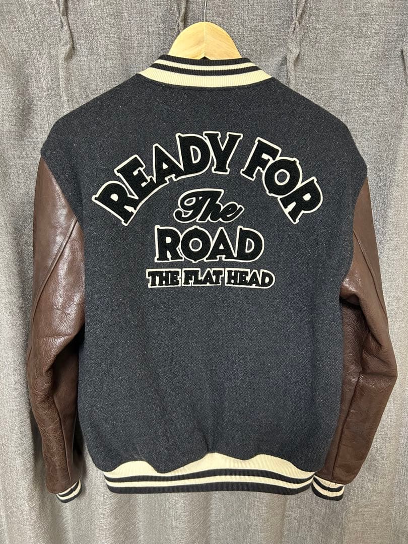 フラットヘッド　スタジャン　size38