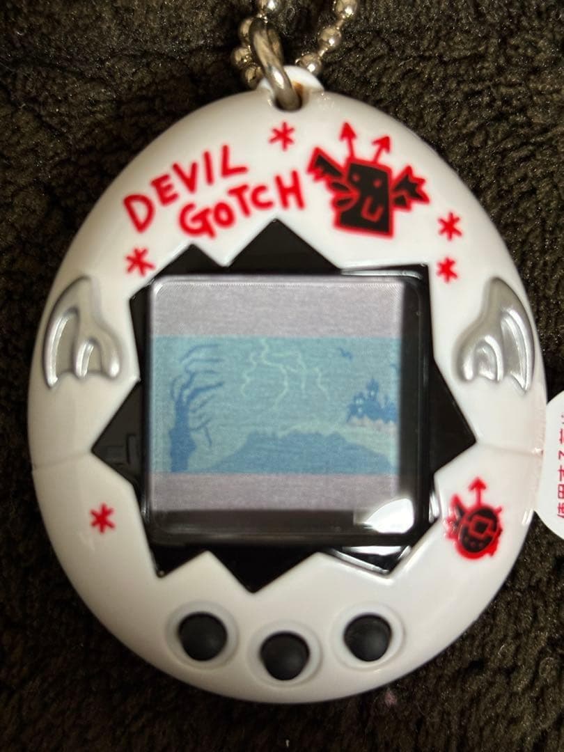 【開封品美品】デビルっちのたまごっち　ホワイト　動作未確認　SHB102