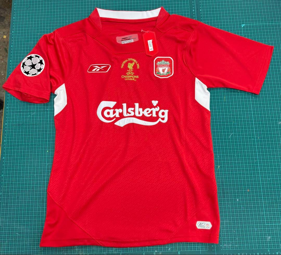 リバプール ジェラード　2005CL決勝イスタンブールの奇跡　未使用　リーボック