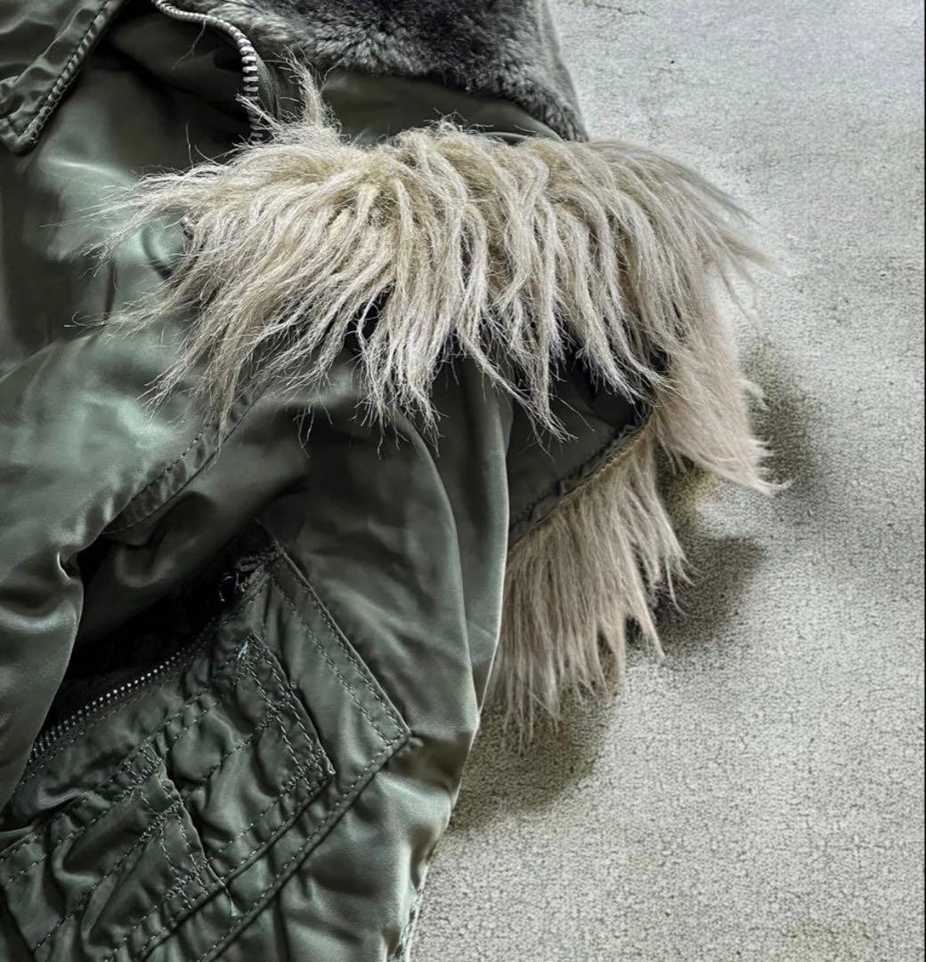 80s USA製 ALPHAアルファ N-2B フライトジャケットY2K