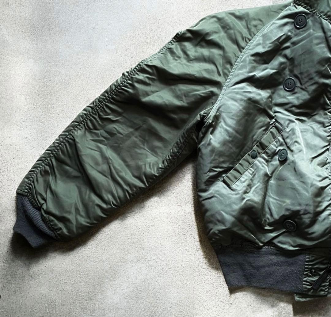 80s USA製 ALPHAアルファ N-2B フライトジャケットY2K