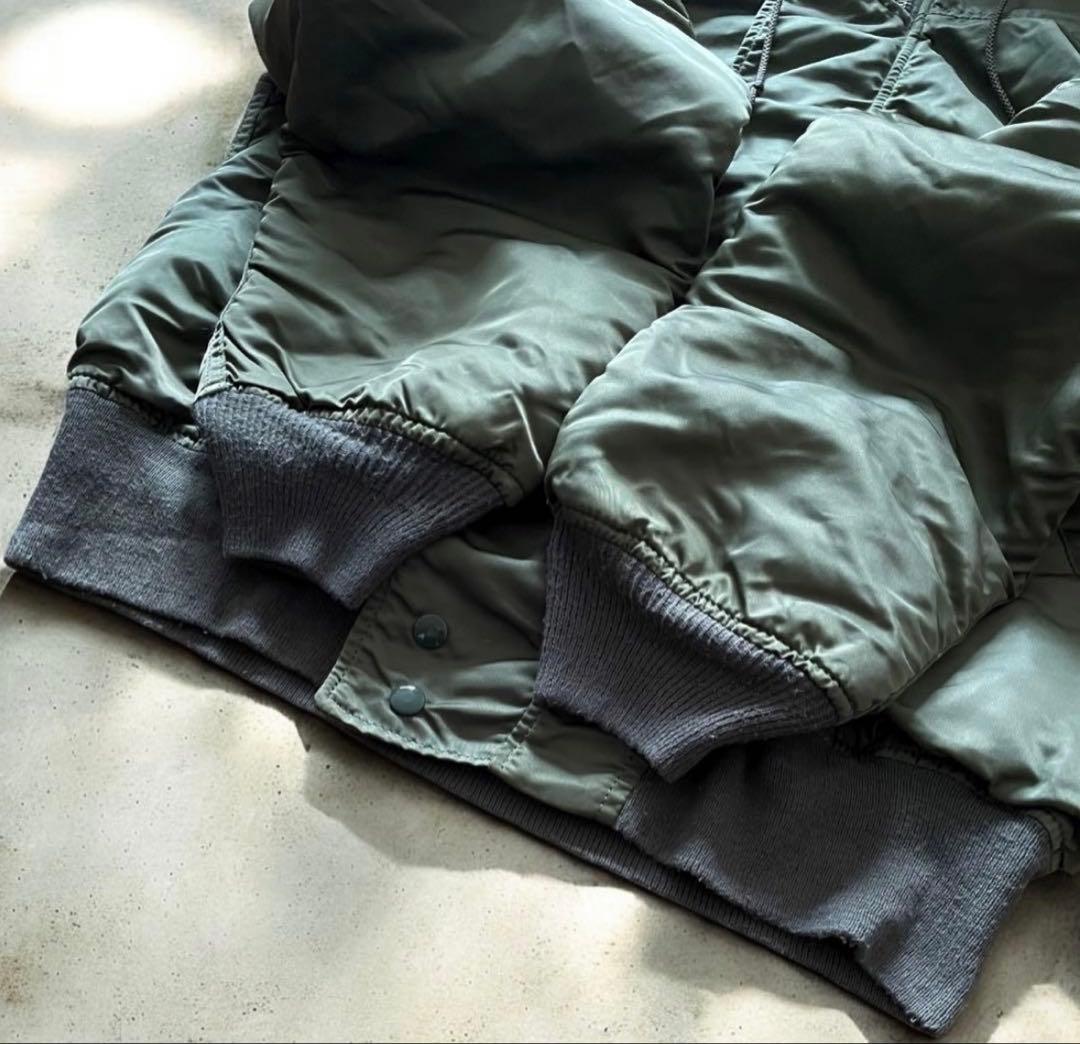 80s USA製 ALPHAアルファ N-2B フライトジャケットY2K