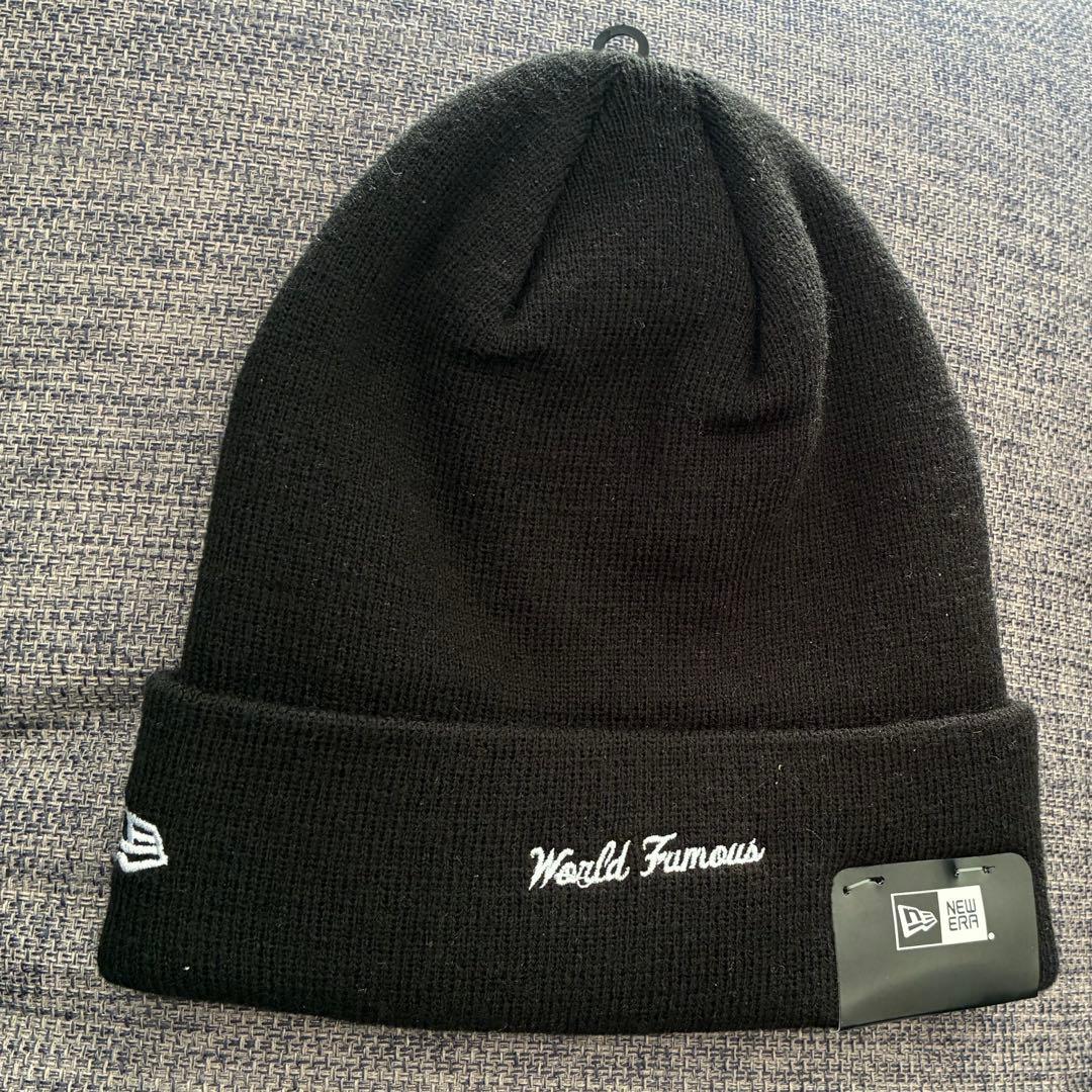 Supreme ボックスロゴ　ビーニー　黒　ブラック ニット帽