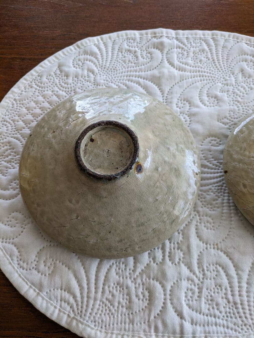 中村哲雄　粉引　2点セット 作家食器