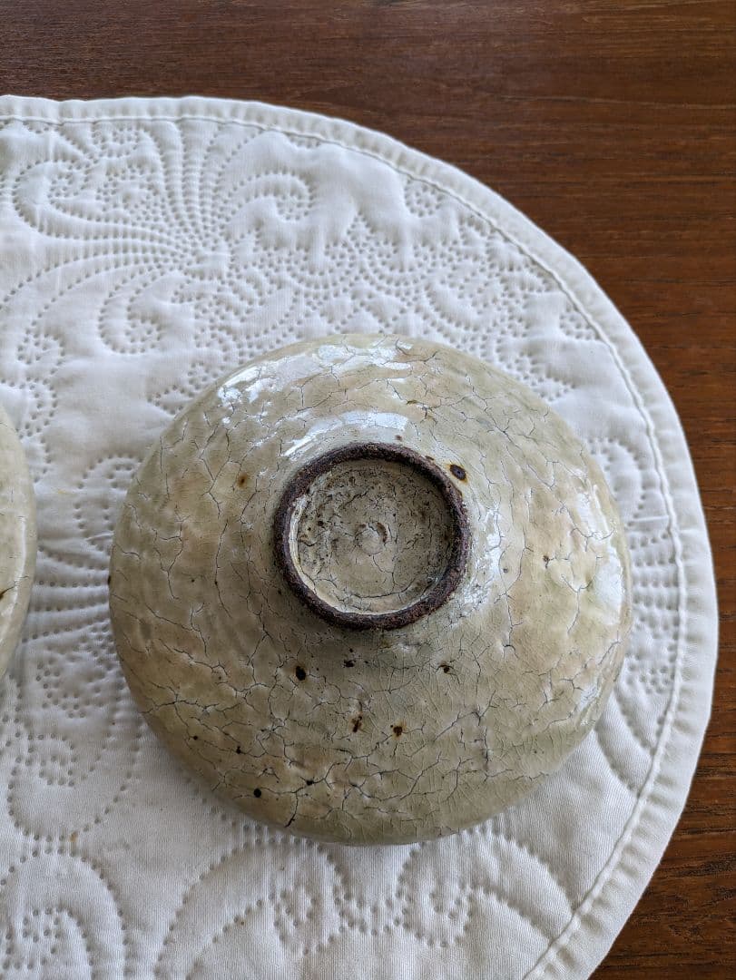 中村哲雄　粉引　2点セット 作家食器