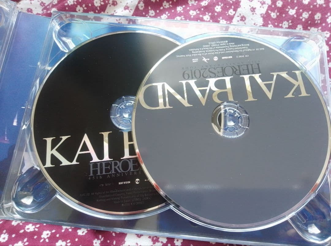 KAI BAND HEROES 2019 45周年記念DVD ＆ CD