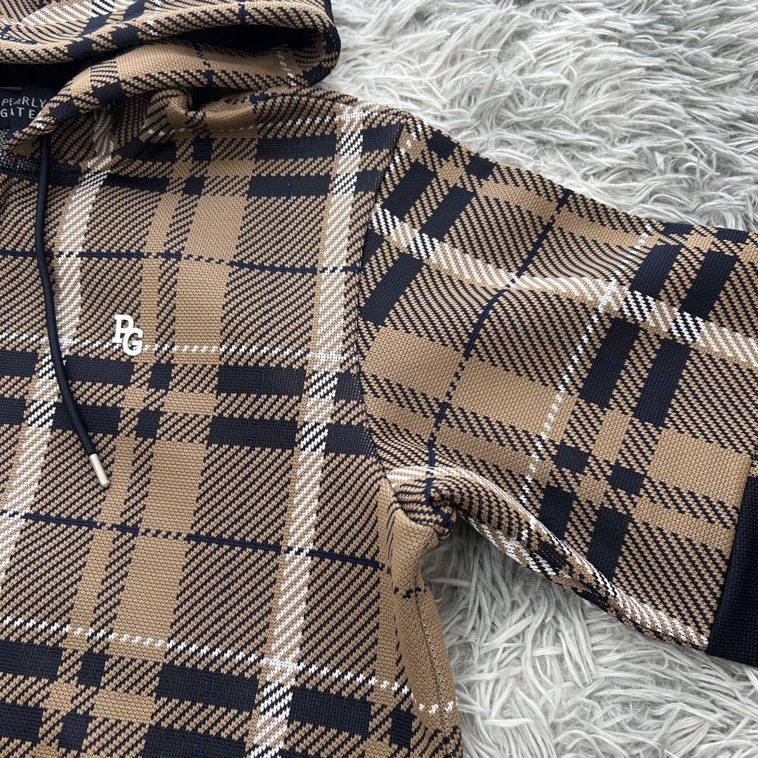 ma　新品　パーリーゲイツ　パーカー　フーディ　ジャケット　チェック