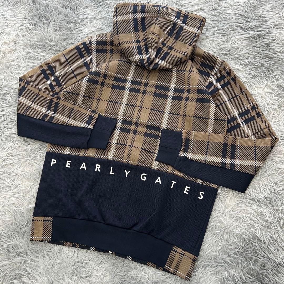 ma　新品　パーリーゲイツ　パーカー　フーディ　ジャケット　チェック