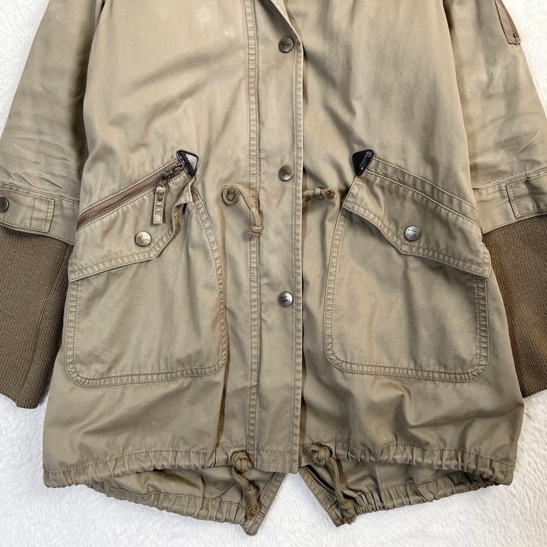 BURBERRY BLUELABEL ロングコート ライナー 3WAY ファー