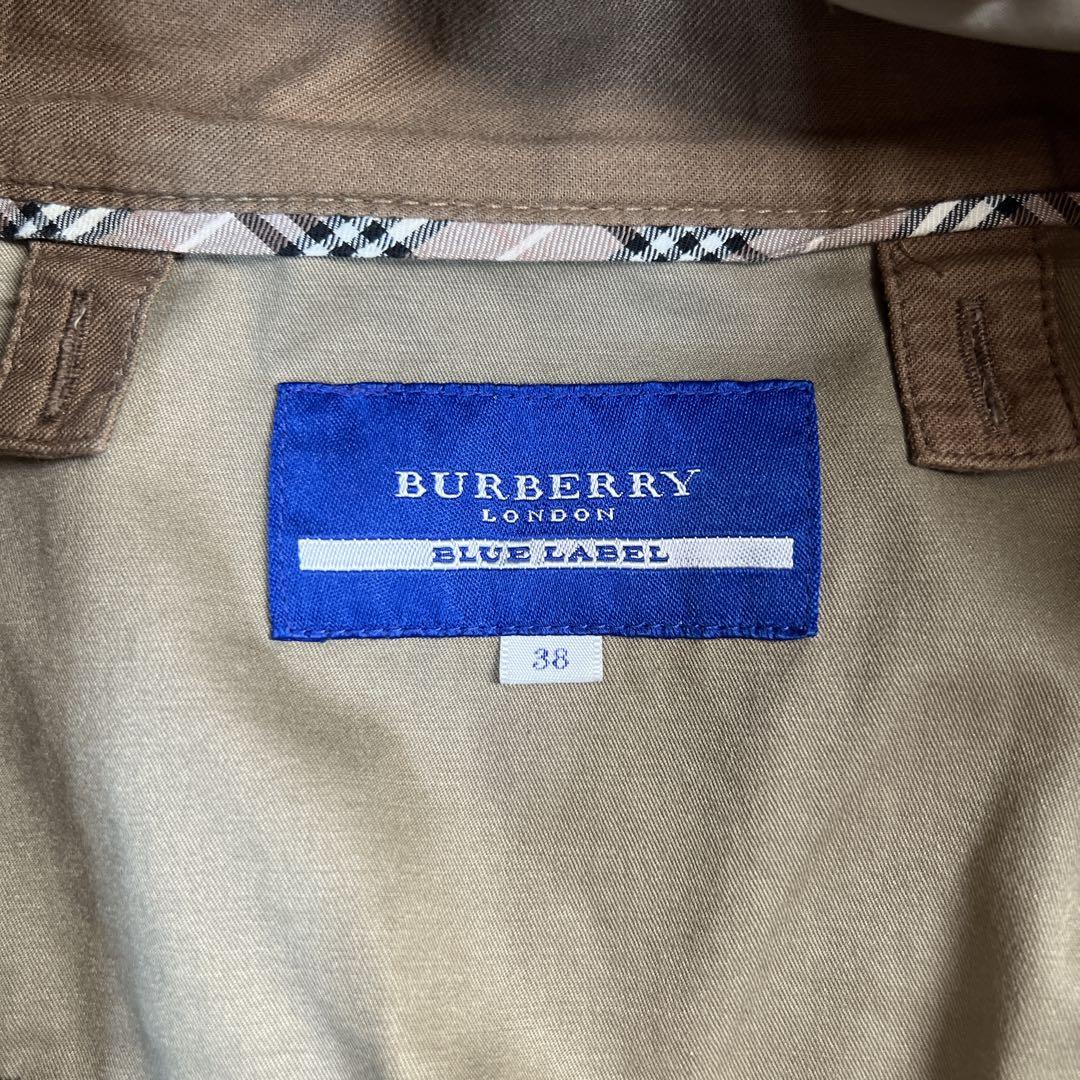 BURBERRY BLUELABEL ロングコート ライナー 3WAY ファー