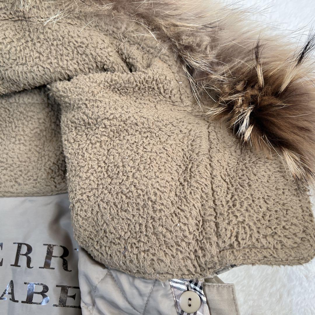 BURBERRY BLUELABEL ロングコート ライナー 3WAY ファー