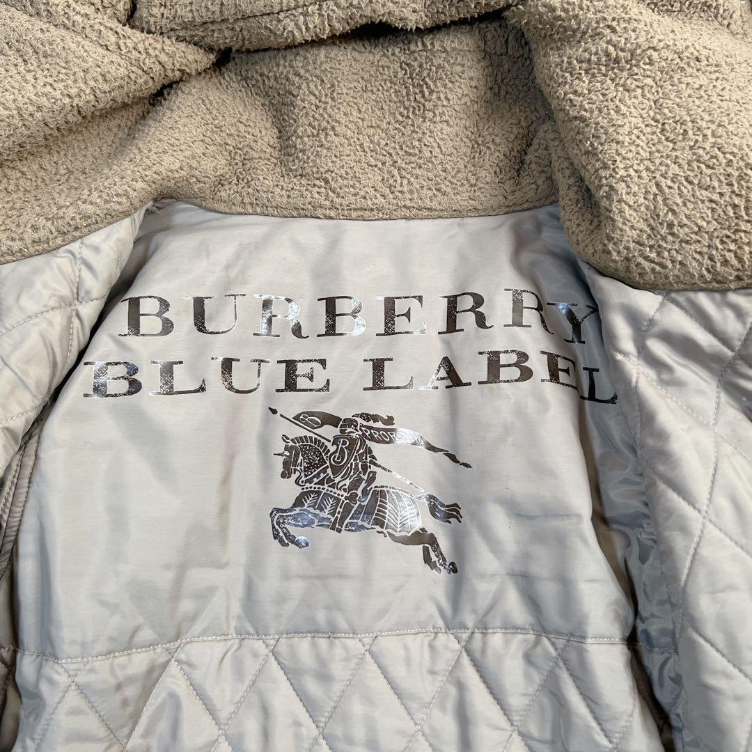 BURBERRY BLUELABEL ロングコート ライナー 3WAY ファー