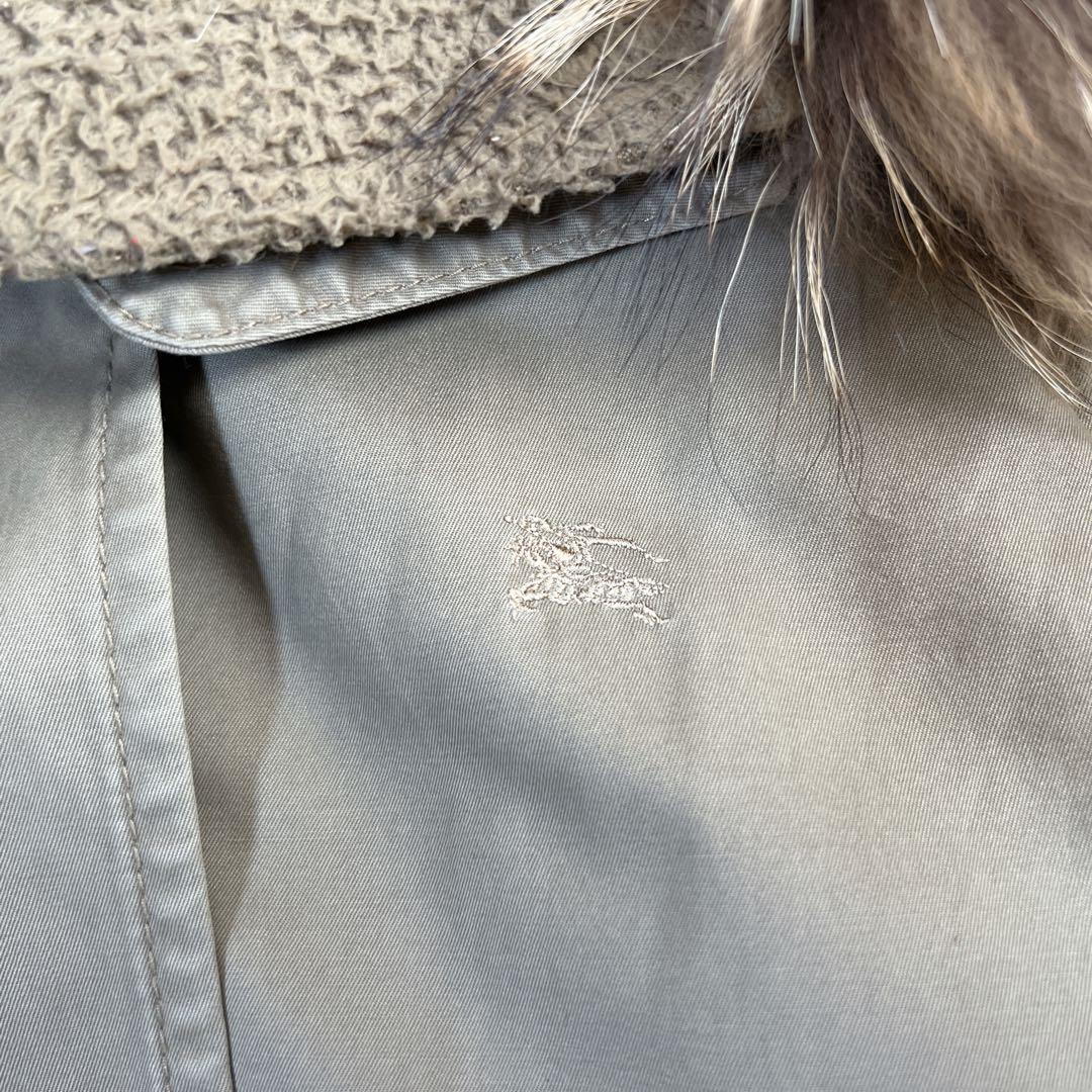 BURBERRY BLUELABEL ロングコート ライナー 3WAY ファー