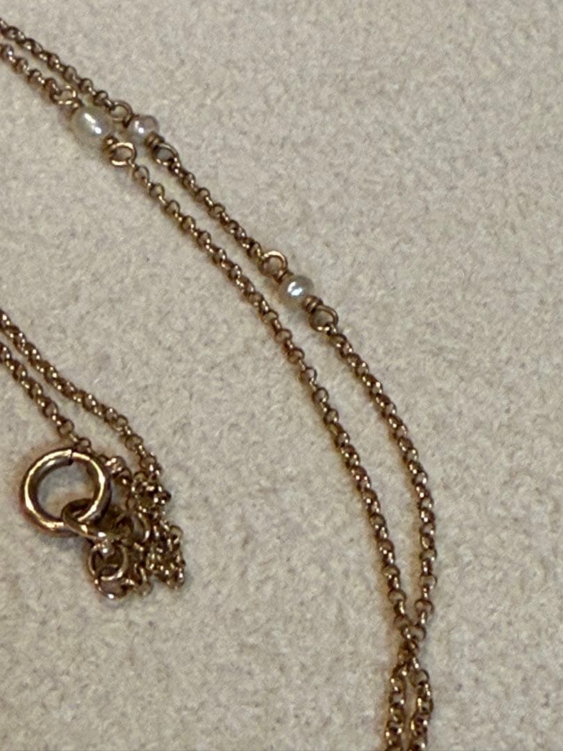 agate オパール　ネックレス