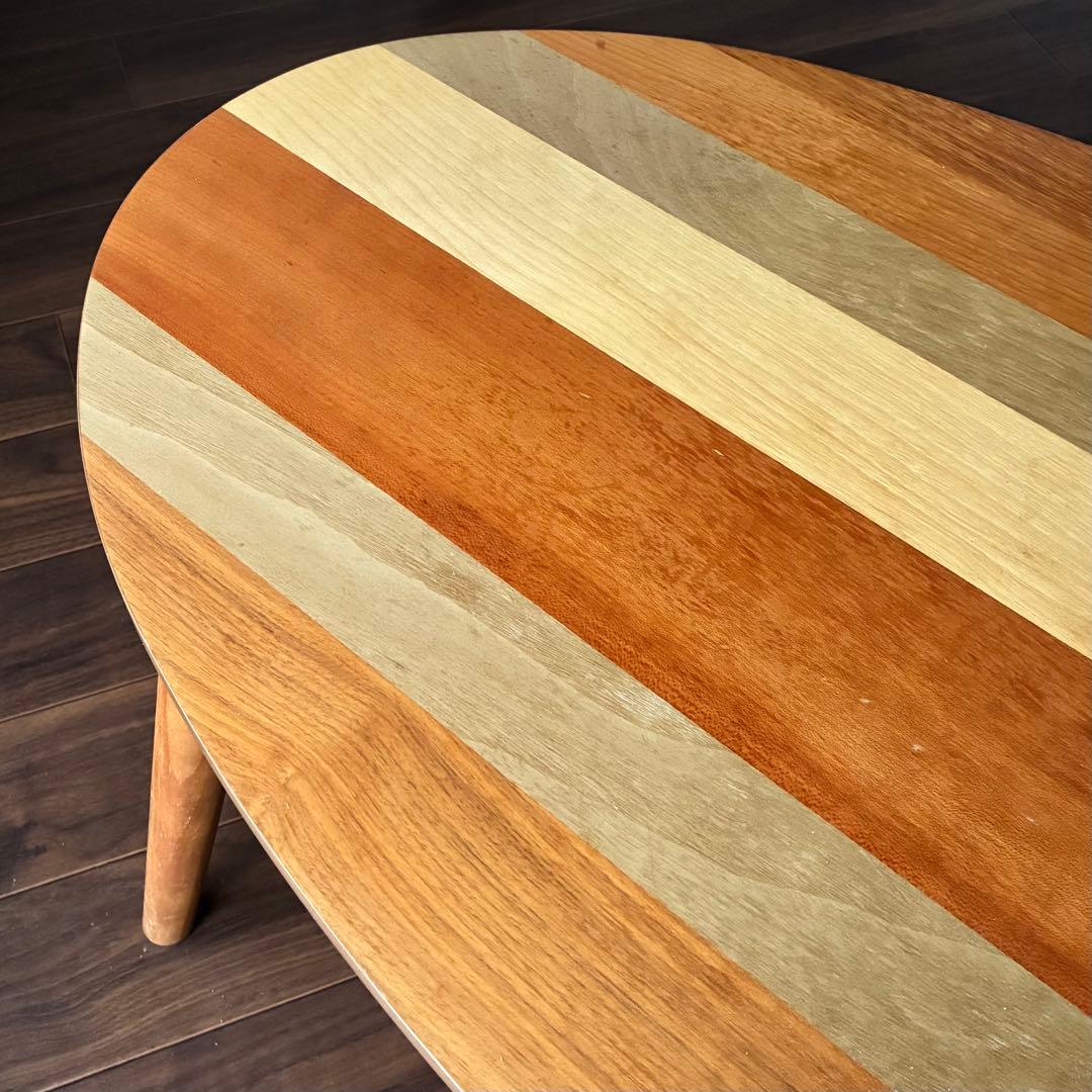 YOGEAR ヨギア オーバルテーブル 楕円形 木製 天然木