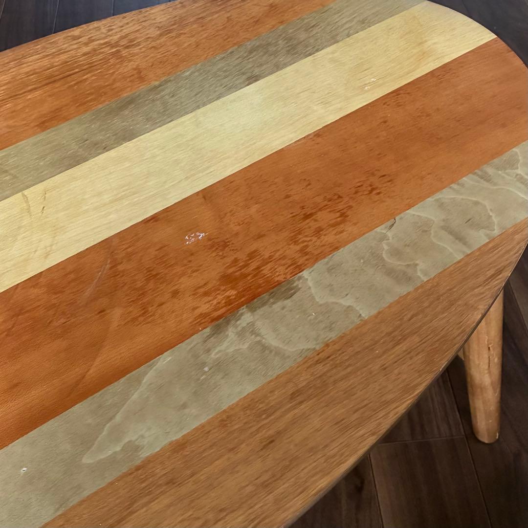 YOGEAR ヨギア オーバルテーブル 楕円形 木製 天然木