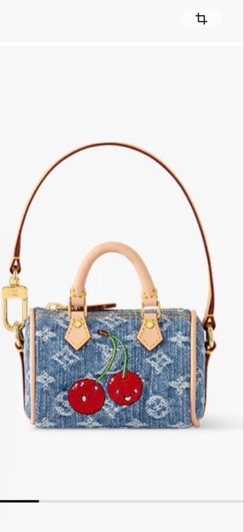 LOUIS VUITTON 村上隆　チャーム　チェリー　マイクロスピーディー