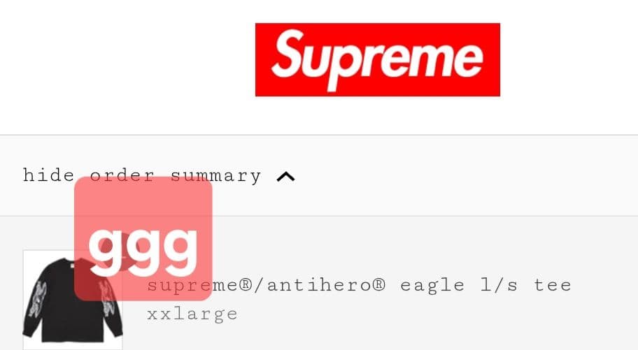 トップス Supreme ANTIHERO Eagle L/S Tee XXL