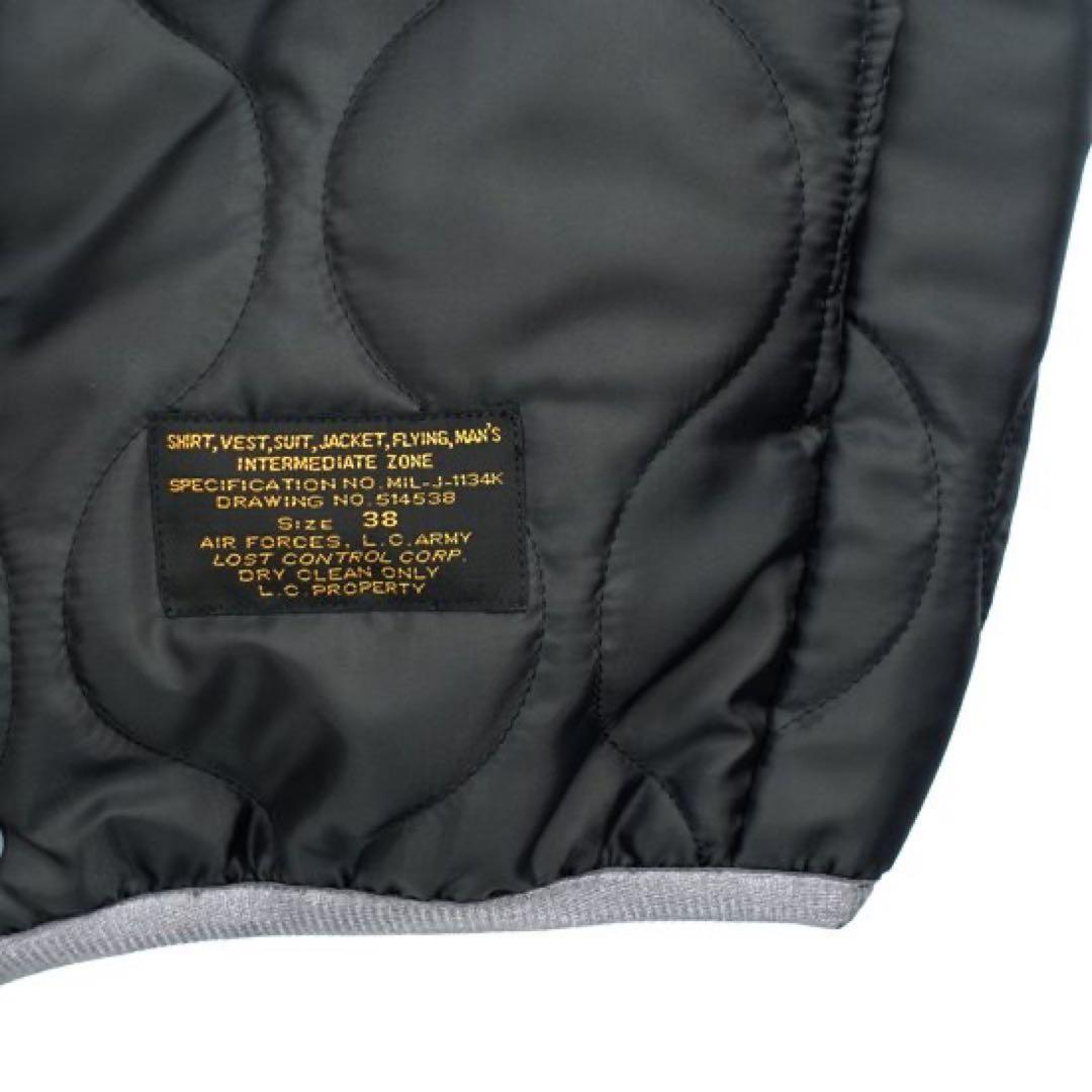 新品同様 38 LOSTCONTROL ロストコントロール ジャケット ライナー