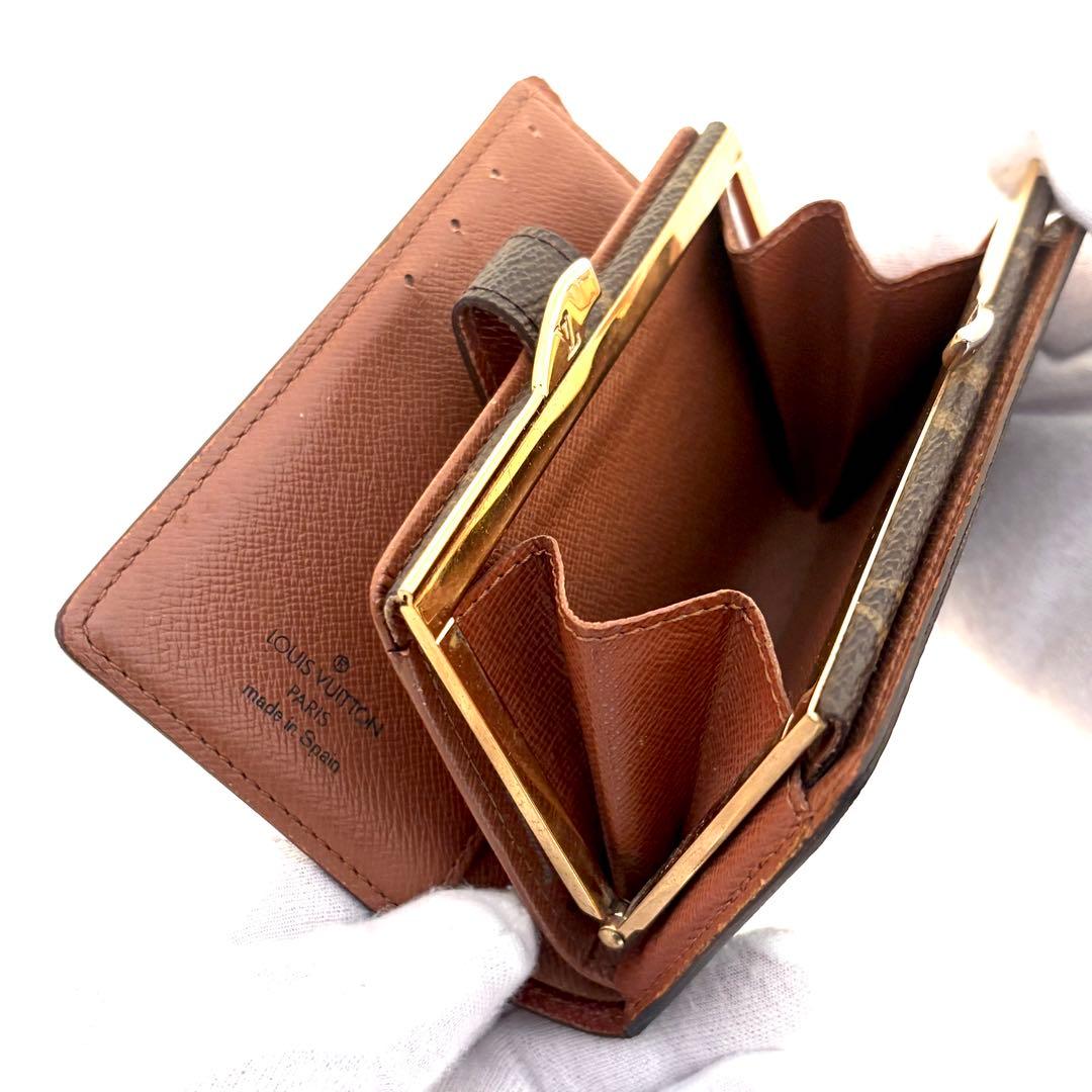【美品】 ルイヴィトン モノグラム ポルトフォイユ ヴィエノワ がま口 財布