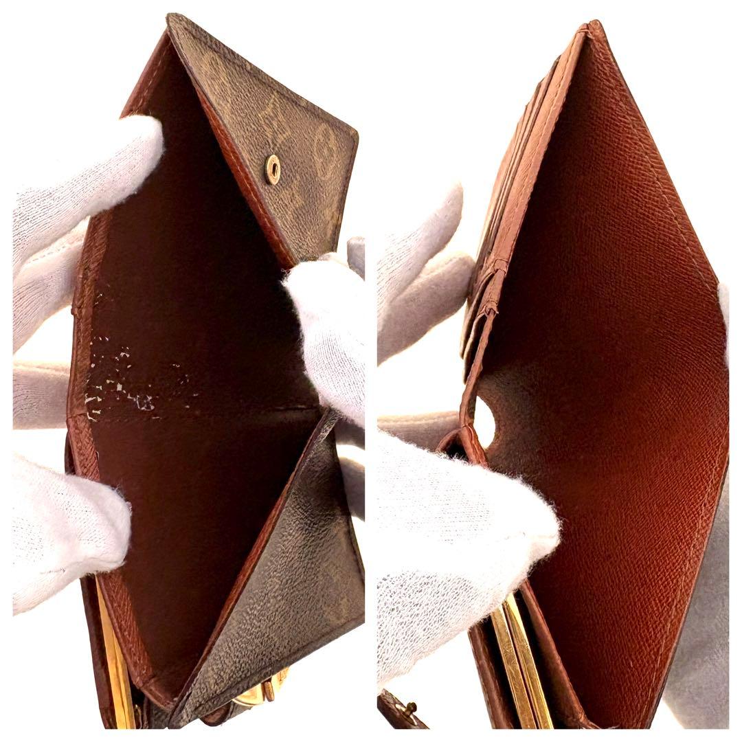 【美品】 ルイヴィトン モノグラム ポルトフォイユ ヴィエノワ がま口 財布