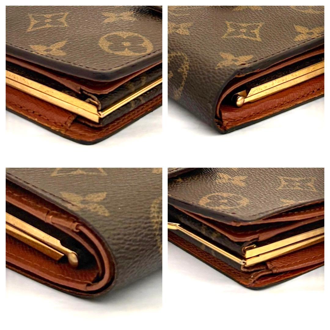 【美品】 ルイヴィトン モノグラム ポルトフォイユ ヴィエノワ がま口 財布