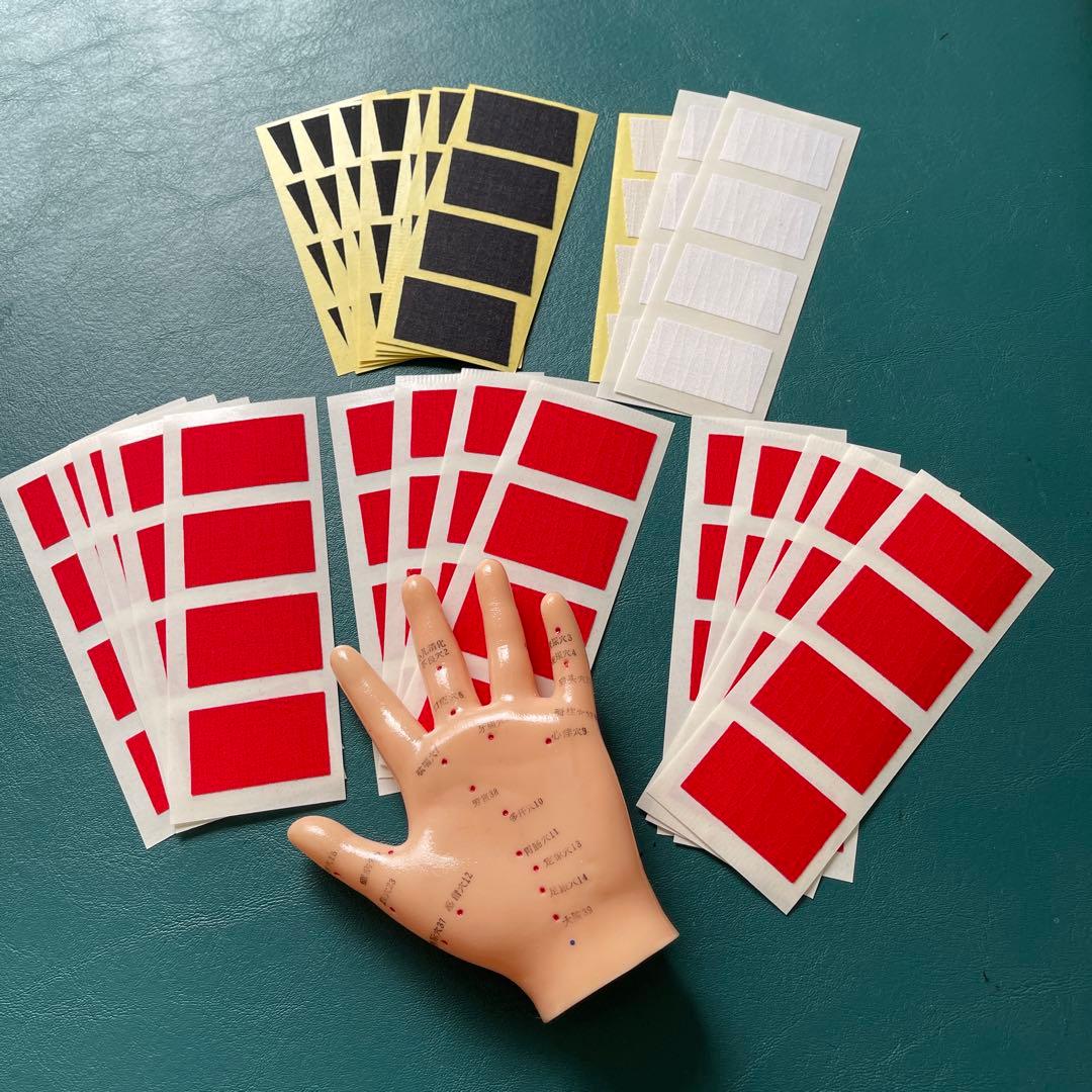 レインボー療法マニュアル2010➕テープ２２シート➕手のツボ模型