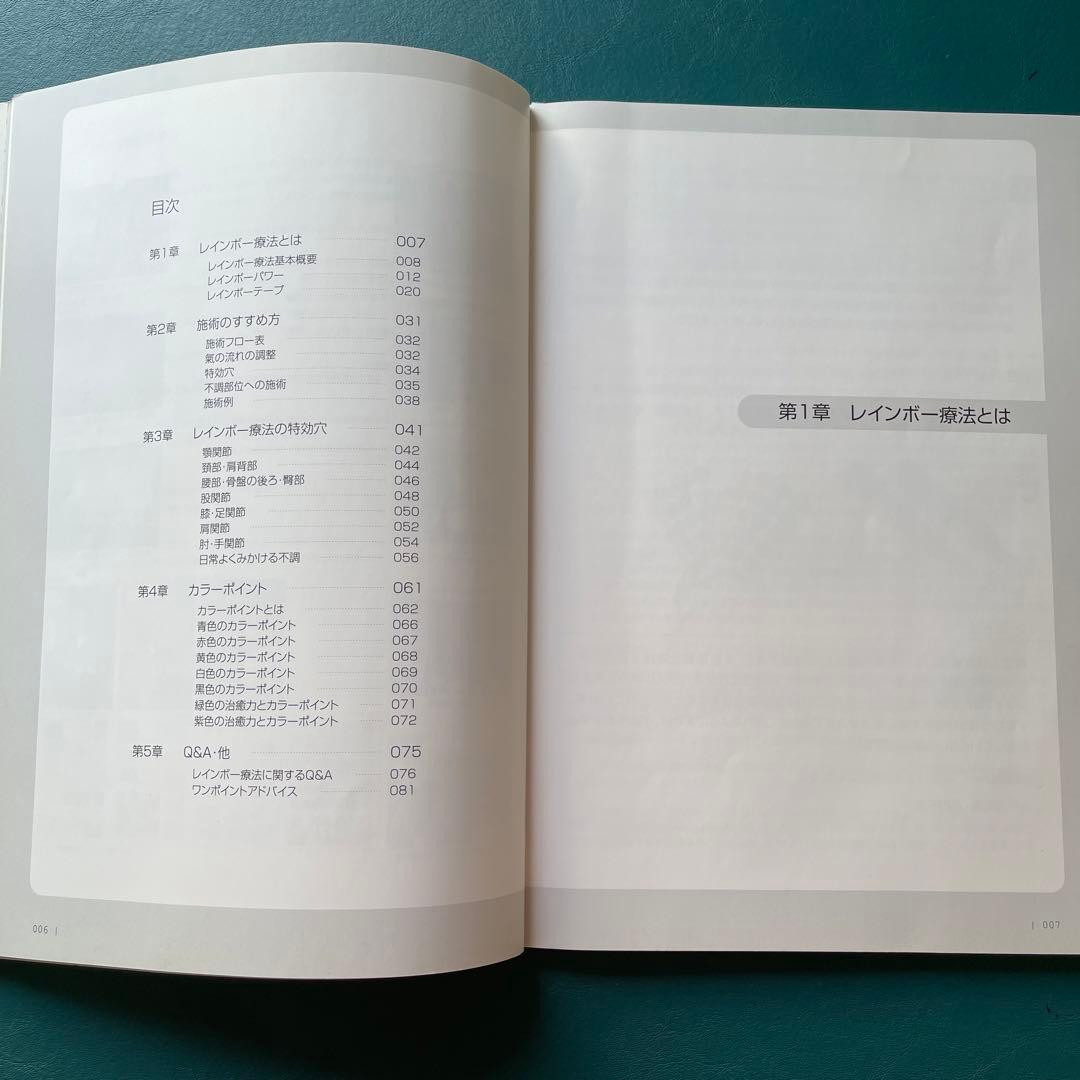 レインボー療法マニュアル2010➕テープ２２シート➕手のツボ模型