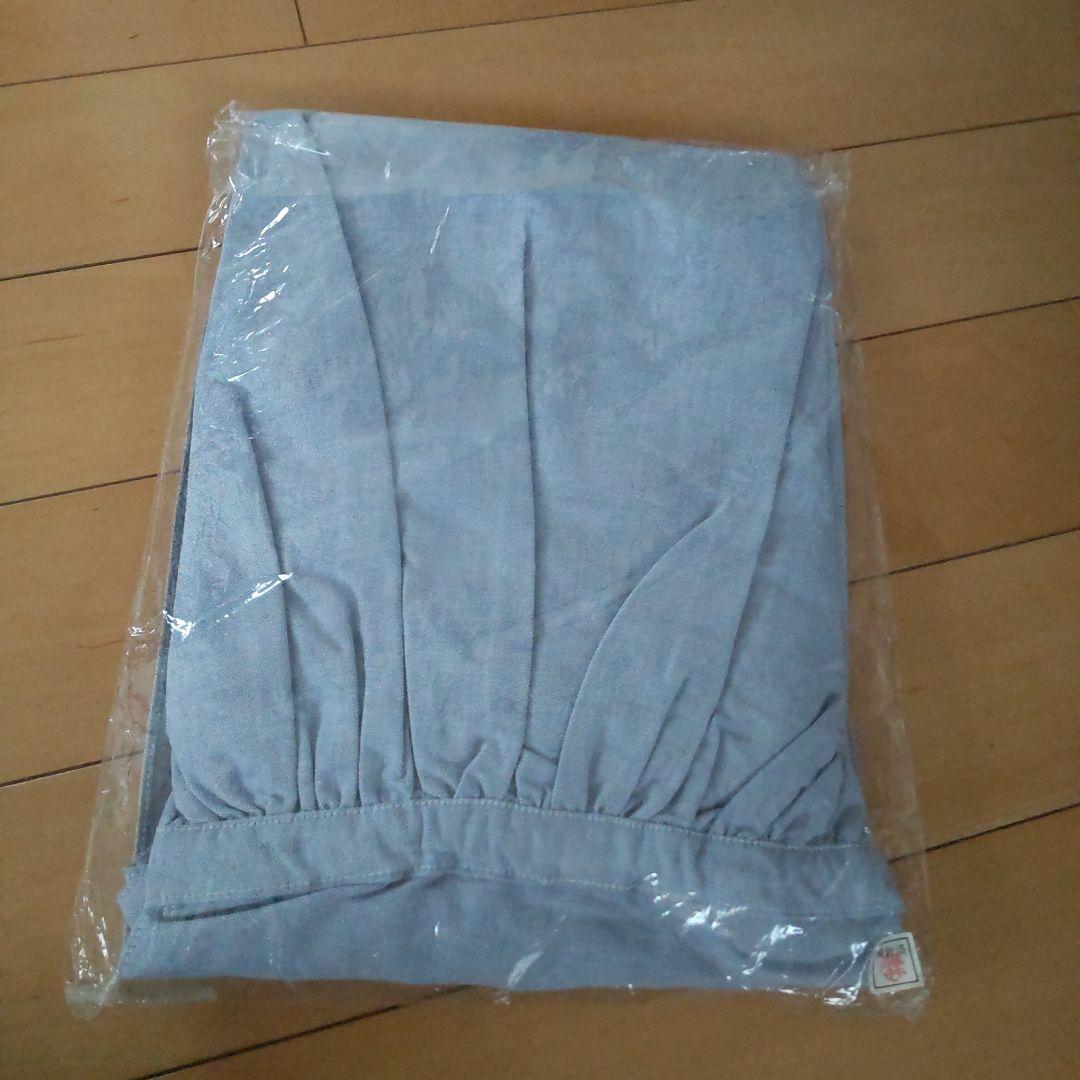 Ralph Lauren ブルーフリルエプロン 未使用タグ付きシャンブレー