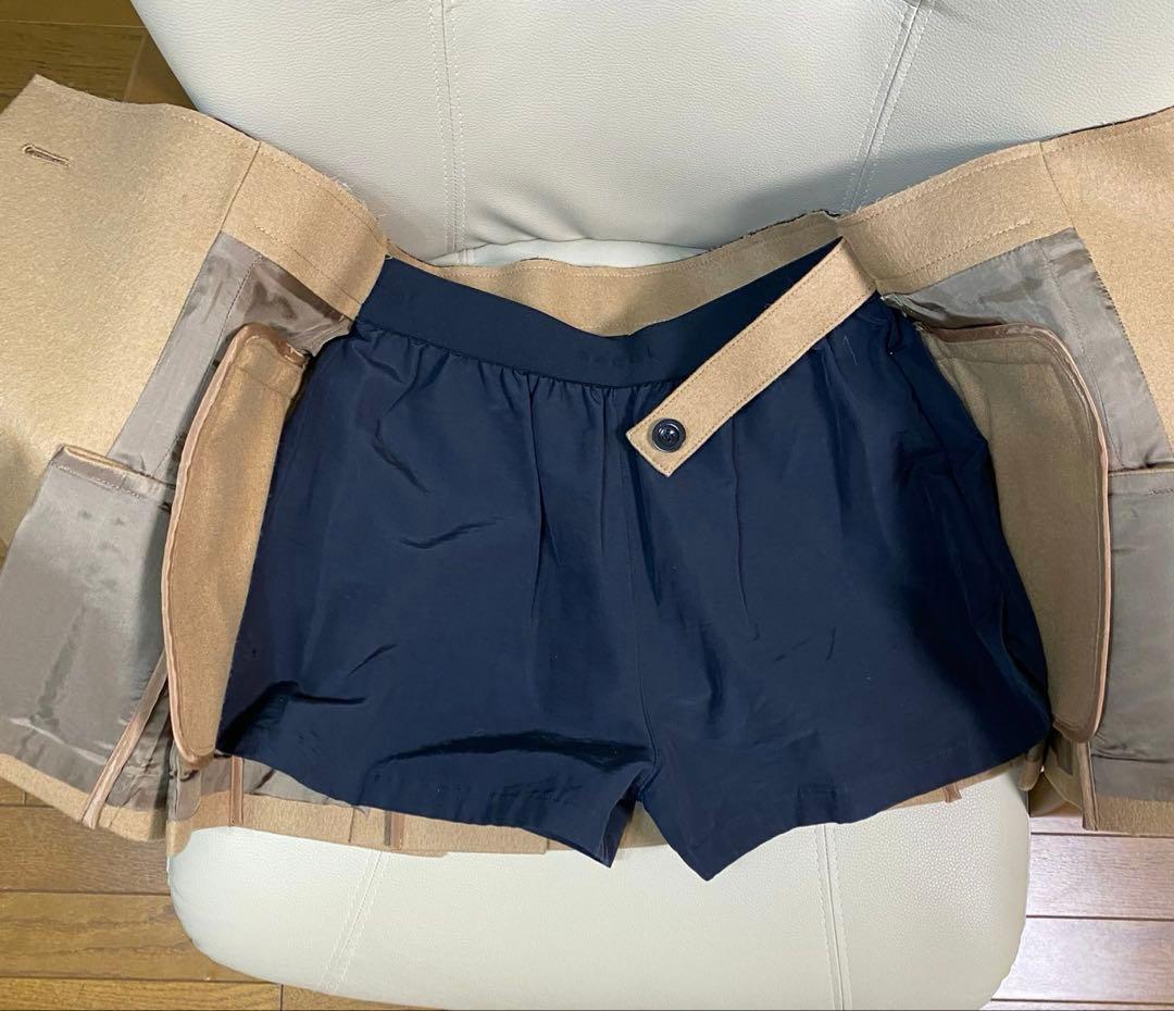 サカイ　Sacai スカートプリーツショートパンツ