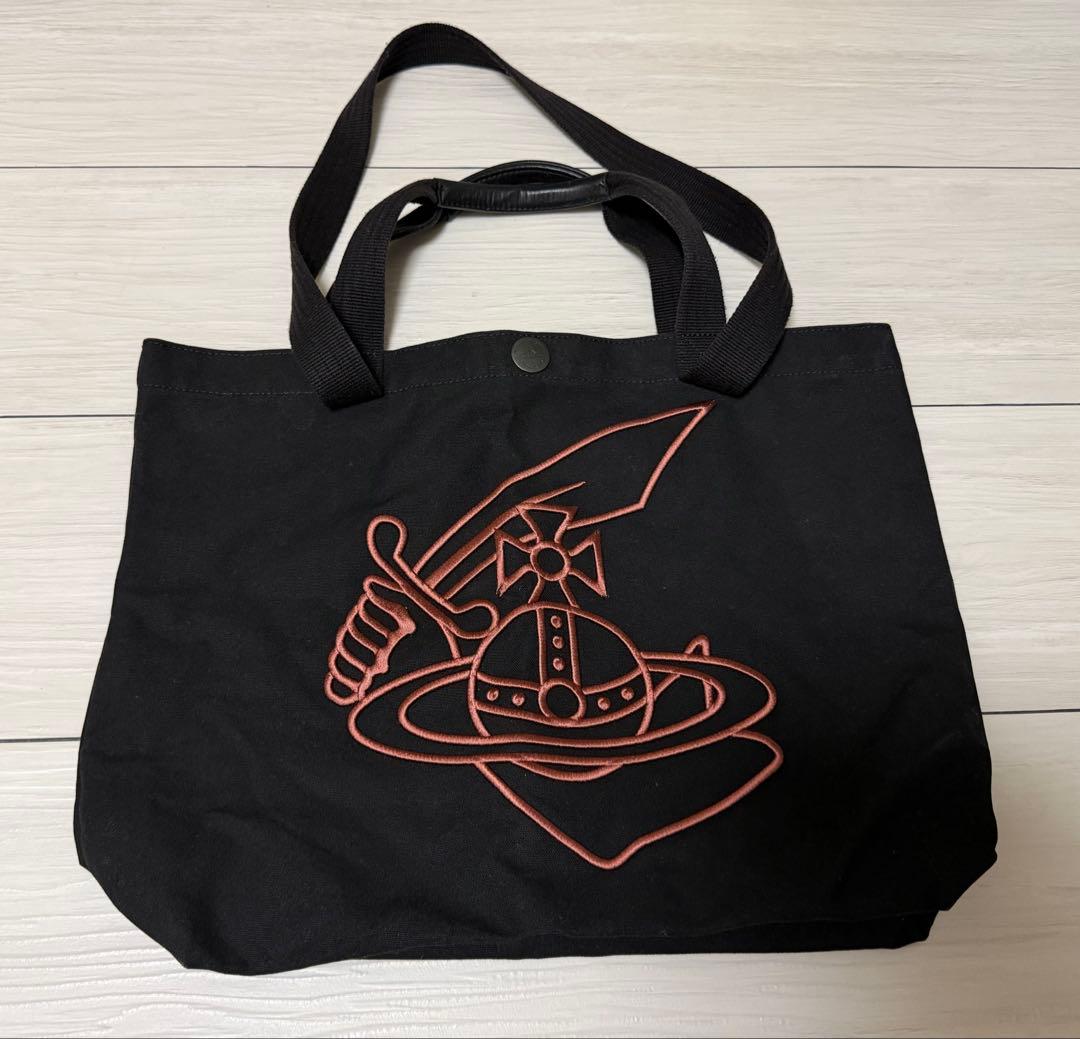 ヴィヴィアンウエストウッド　アングロマニア　2wayトートバッグ　ブラック