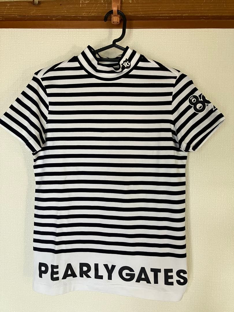 値下げ　新品　パーリーゲイツ モックネックシャツ