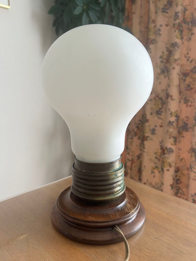 【レトロ商品】電球型ヴィンテージライト（動作確認済み）