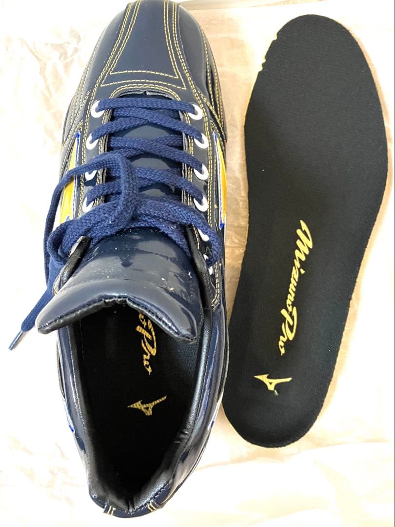 最終値下げ　野球用金具スパイク　26.5センチ　右足Ｐ革あり