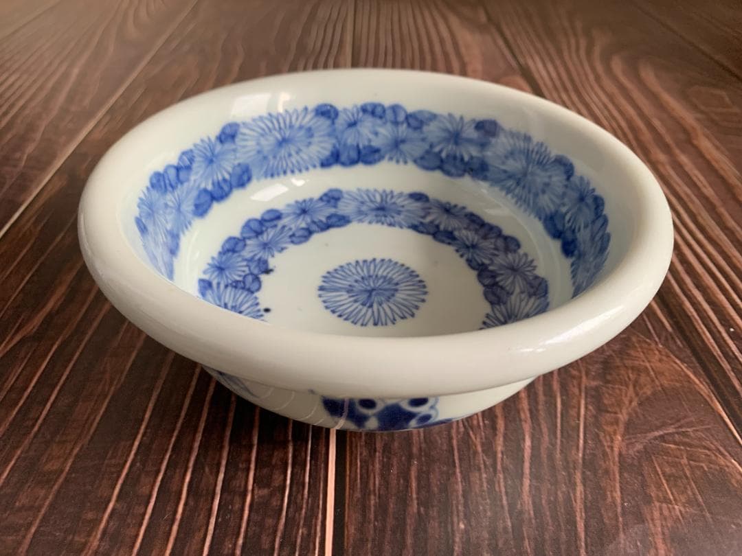 ✨SALE✨染付中鉢３種　幕末～明治期　レトロ　アンティーク　時代骨董