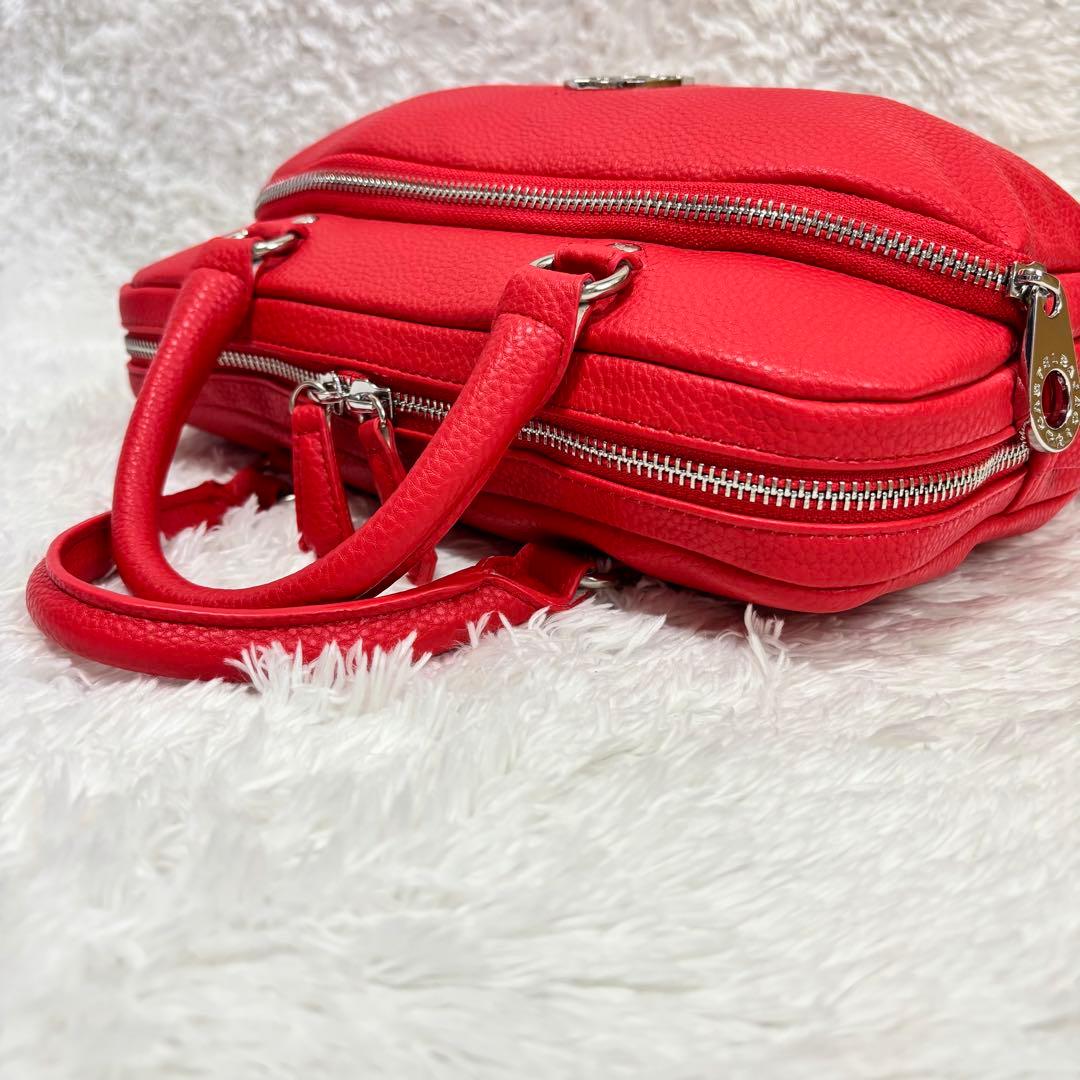 美品 CASTELBAJAC ミニ ブリーフケース ハンドバッグ PU合成皮革