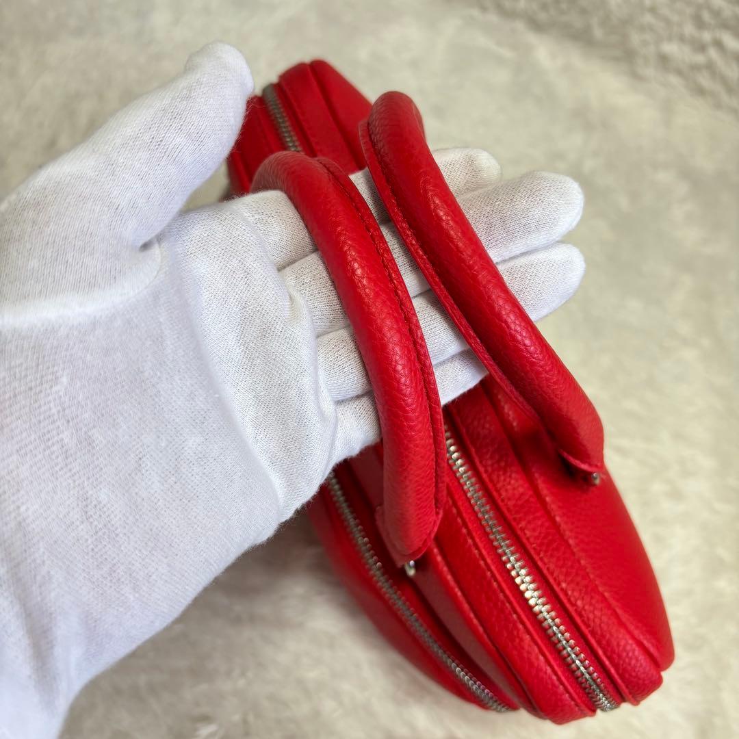 美品 CASTELBAJAC ミニ ブリーフケース ハンドバッグ PU合成皮革