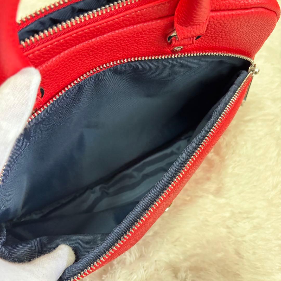 美品 CASTELBAJAC ミニ ブリーフケース ハンドバッグ PU合成皮革