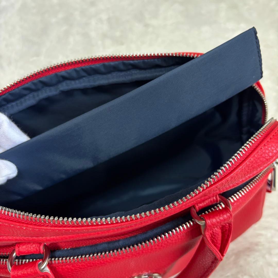 美品 CASTELBAJAC ミニ ブリーフケース ハンドバッグ PU合成皮革