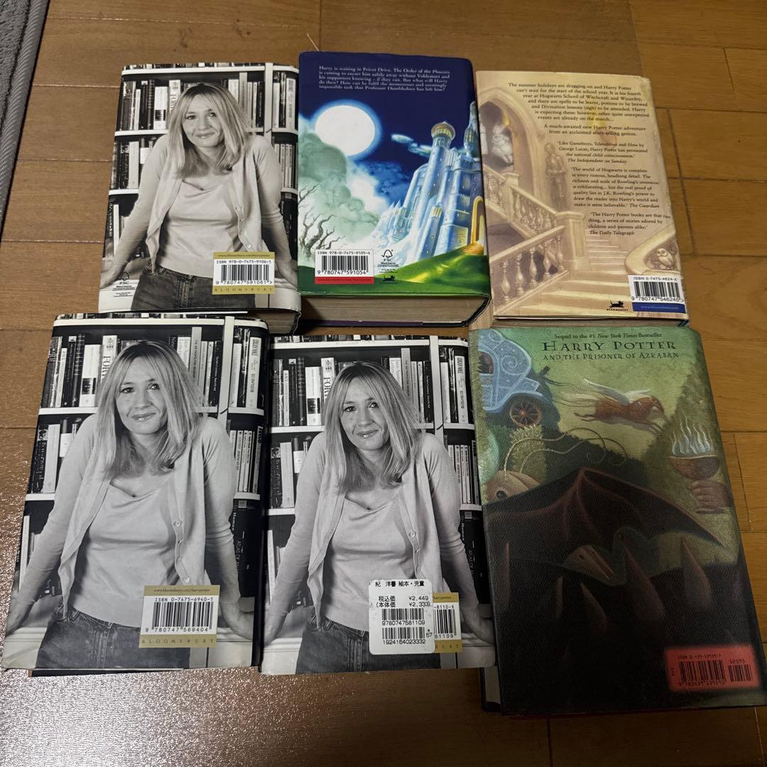 ハリー・ポッターシリーズ 5巻セット 英語版