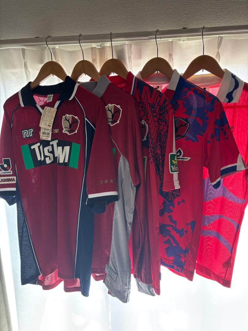 鹿島アントラーズ　ユニフォーム　5枚SET 未使用　難あり　93〜00