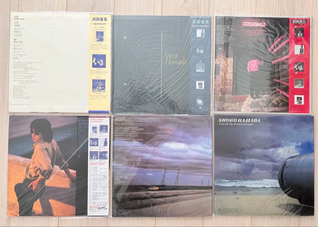 浜田省吾　アナログ盤ＬP まとめて24枚セット